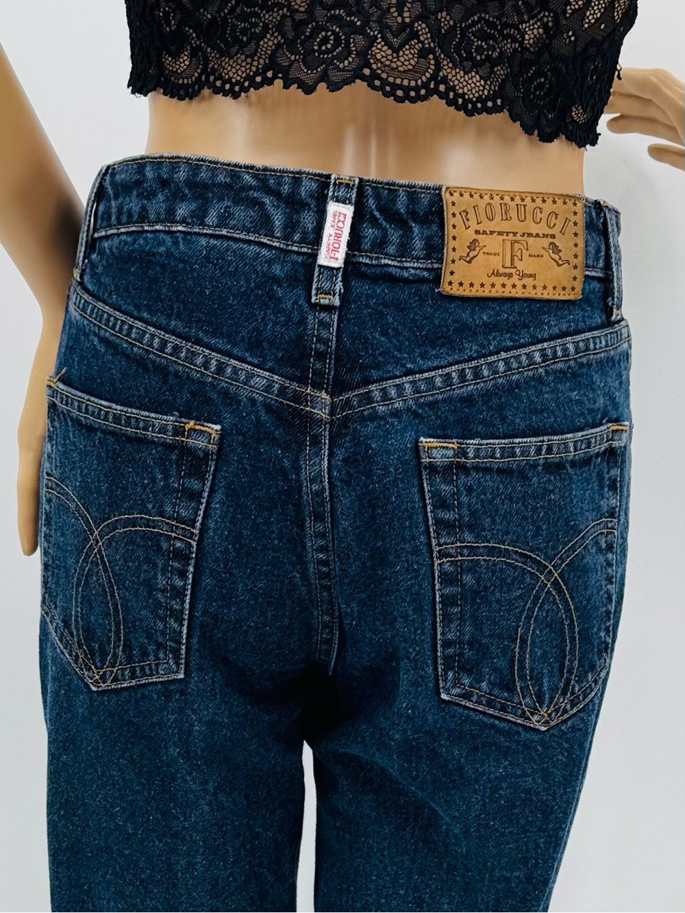 Fiorucci Vintage 80s Iconic Safety Jeans Cherub Angels Pop Art Disco Studio 54
